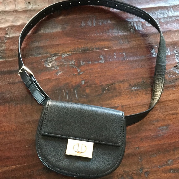 Kate Spade Black Leather Belt Bag - Picture 8 of 9